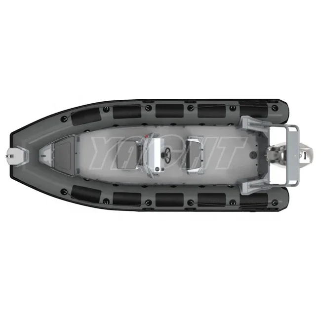 RHIB 590 Aluminum Hull RIB PVC/Hypalon/Orca Inflatable Boat
