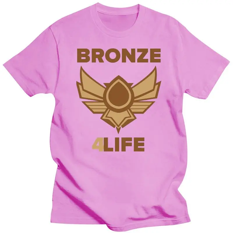 2022 100% Cotton O-Neck Printed T-Shirt Bronze V  Bronze 5 For Life Noob League T-Shirt Of Legends