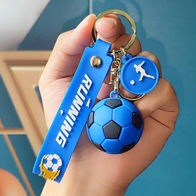 ZAKOL New Trendy Football Key Chain European Cup Accessories Keychain For Decorative Backpack Wholesale