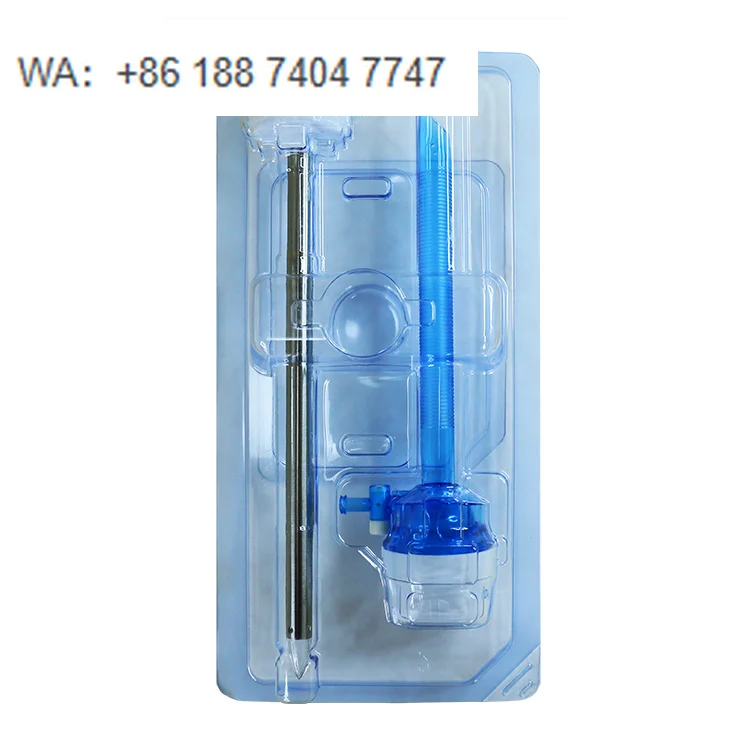 Best Quality Medical Disposable 5mm Manual Laparoscopic Bladeless Optical Trocar Cannula with CE ISO13485 Certificate