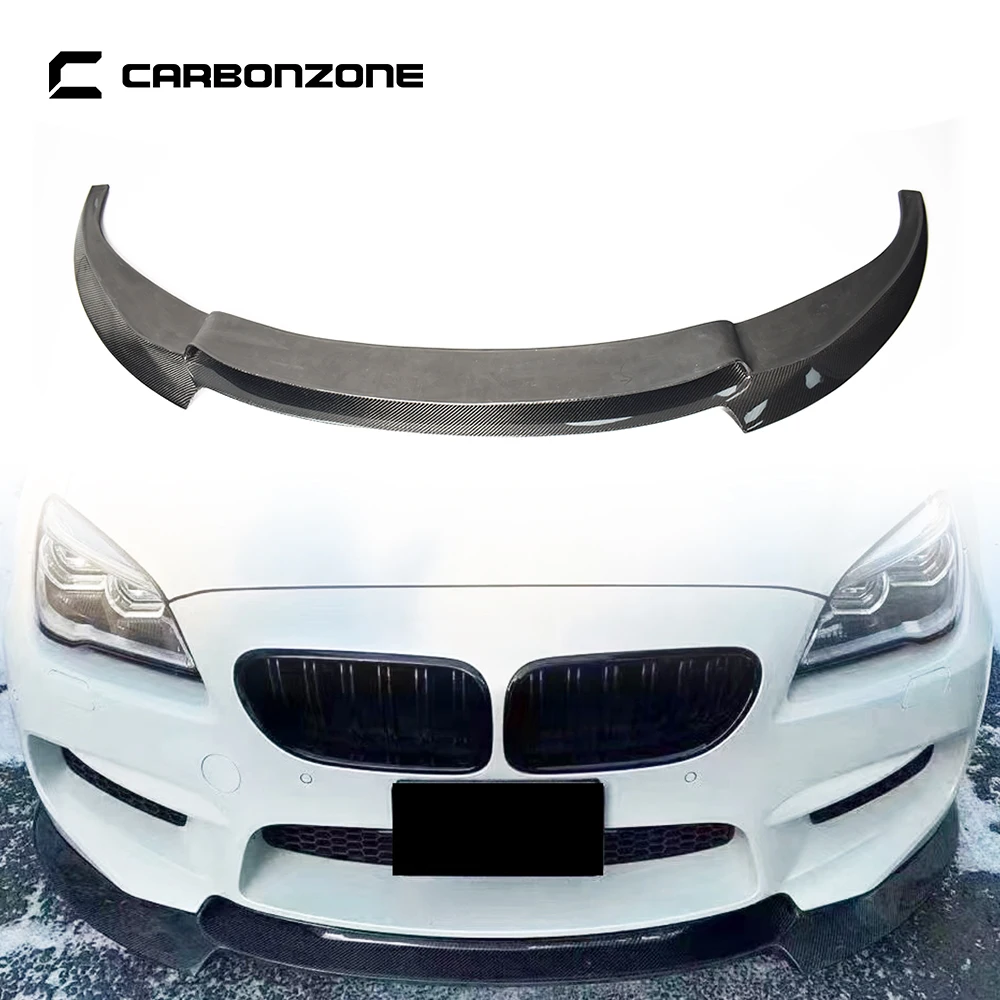 

Carbon Fiber Front Bumper Diffuser V Style for BMW 6 Series F06 F12 F13 Under Shovel Lower Lip Splitter Car Accessories