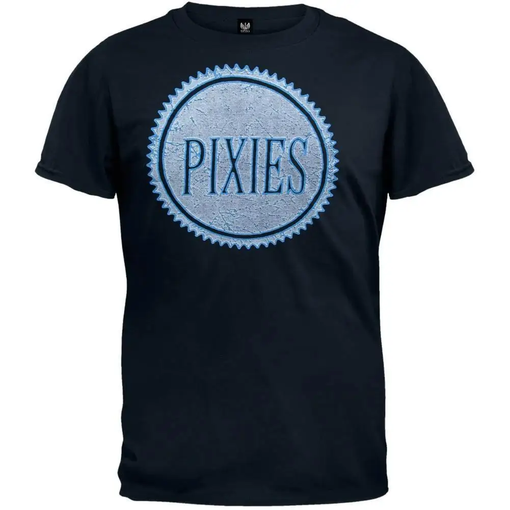 Pixies Band Merch - Saw Blade Round Logo Soft T-Shirt - L