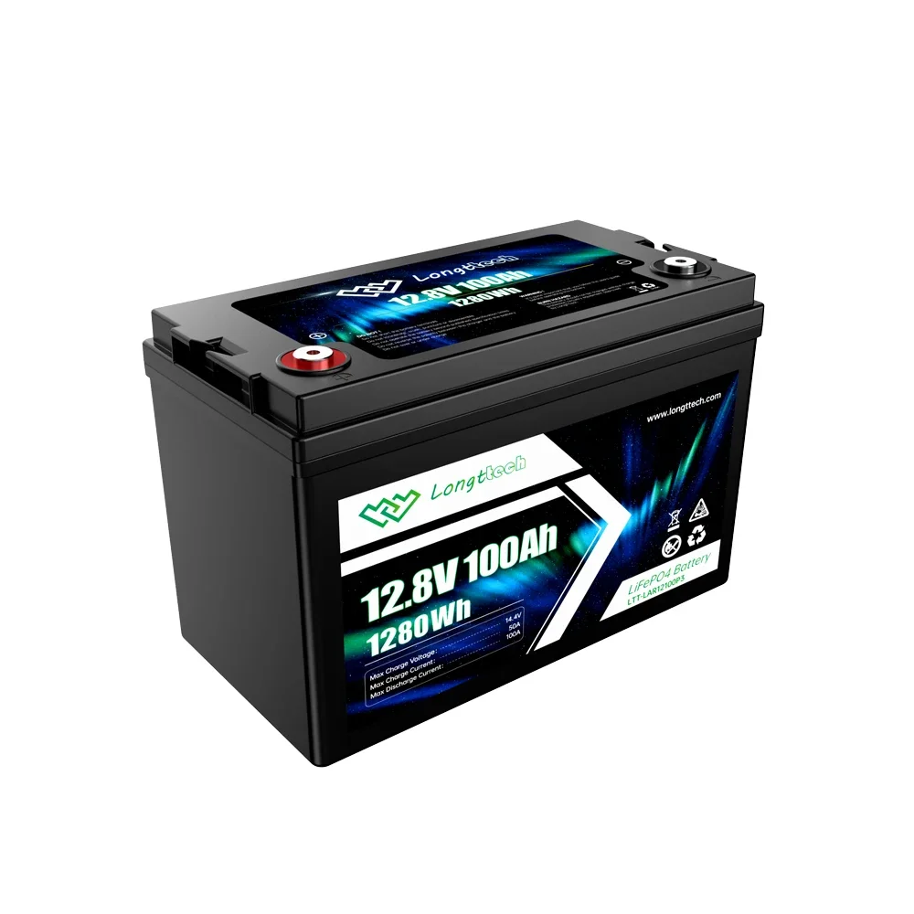 Fast Delivery 12V 100Ah 200Ah 300Ah LiFePO4 with BMS LED Display Solar System for RV Electric Boat Golf Chart