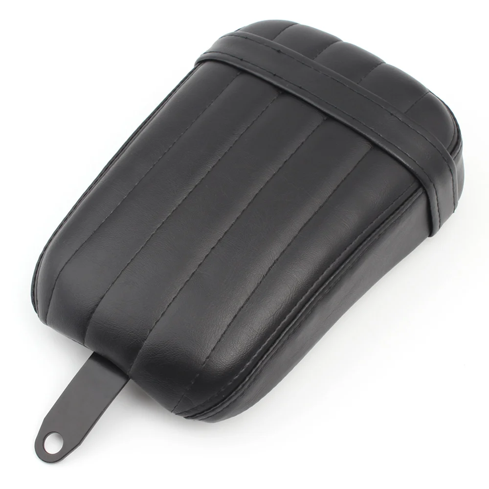 Pu Leather Billet Aluminum Grid Rear Passenge Seat With 1 Pcs Seat Bolt Nut Fits For Harley-Davidson Street Bob 2018-2020 Black