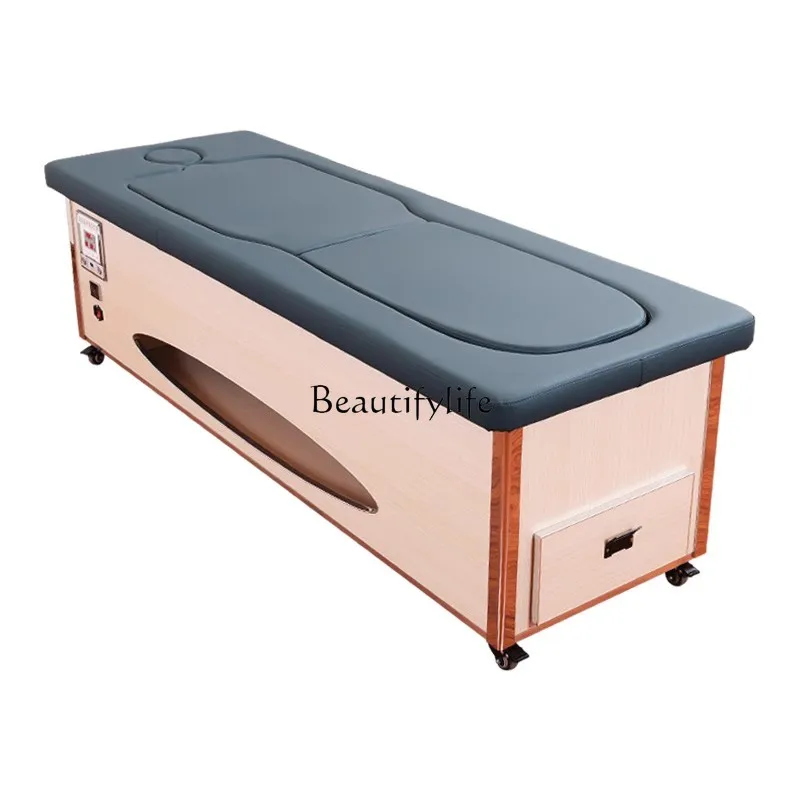 

Full Body Moxa Steaming Bed Automatic Intelligent Smoke-Free Open Fire Beauty Salon Massage Dedicated Physiotherapy Bed