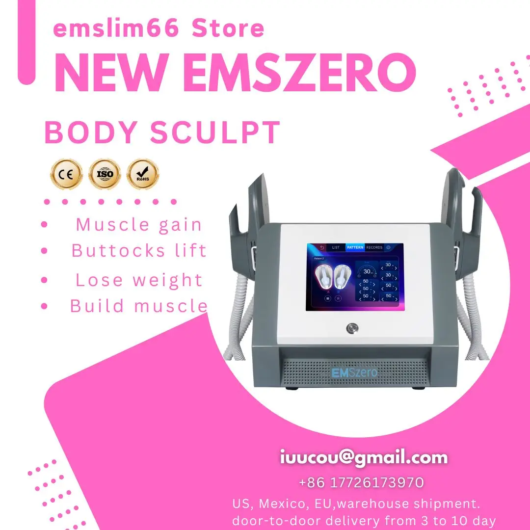 

EMSzero Neo 6500W Hi-Emt EMS Portable Muscle Slimming Weight Loss Engraving Body Sculpting Machine Salon