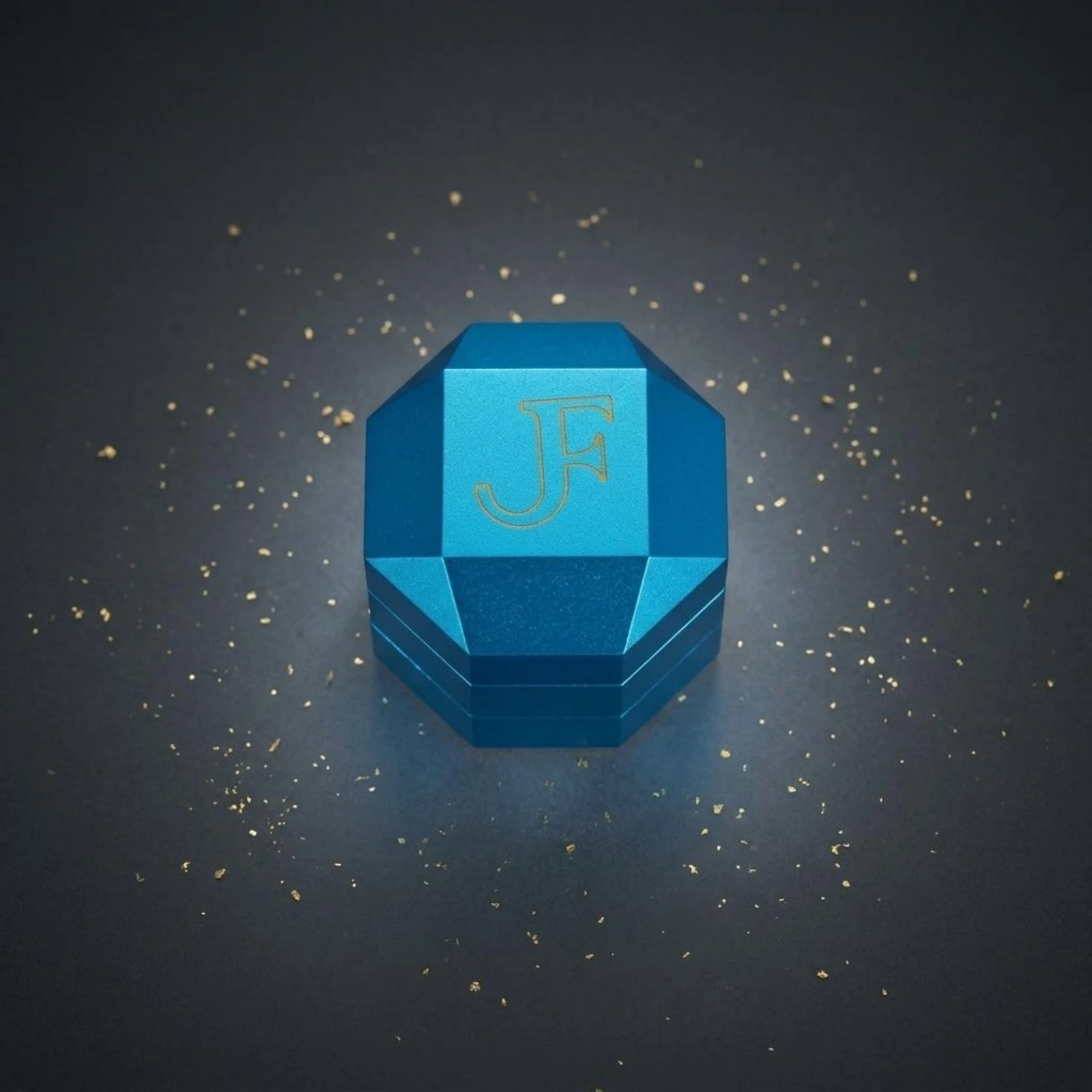 

Octagonal Chocolate Box Faceted 3-Layer Confectionery Box Food Storage Flat Panels Angled Edges