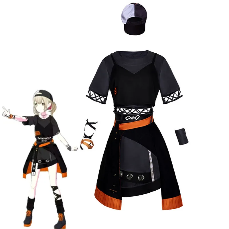 

2025 Virtual Singer Azusawa Kohane Cosplay Costume Miku:Colorful Stage! Vivid BAD SQUAD Khn Virtual Idol Stage Costumes PRSK