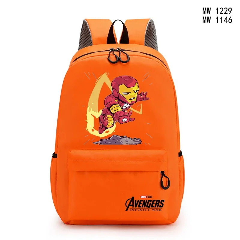 Marvels Superheros Student School Bags Cartoon Printed Children Back To School Backpack Teenager School Supplies Casual Knapsack