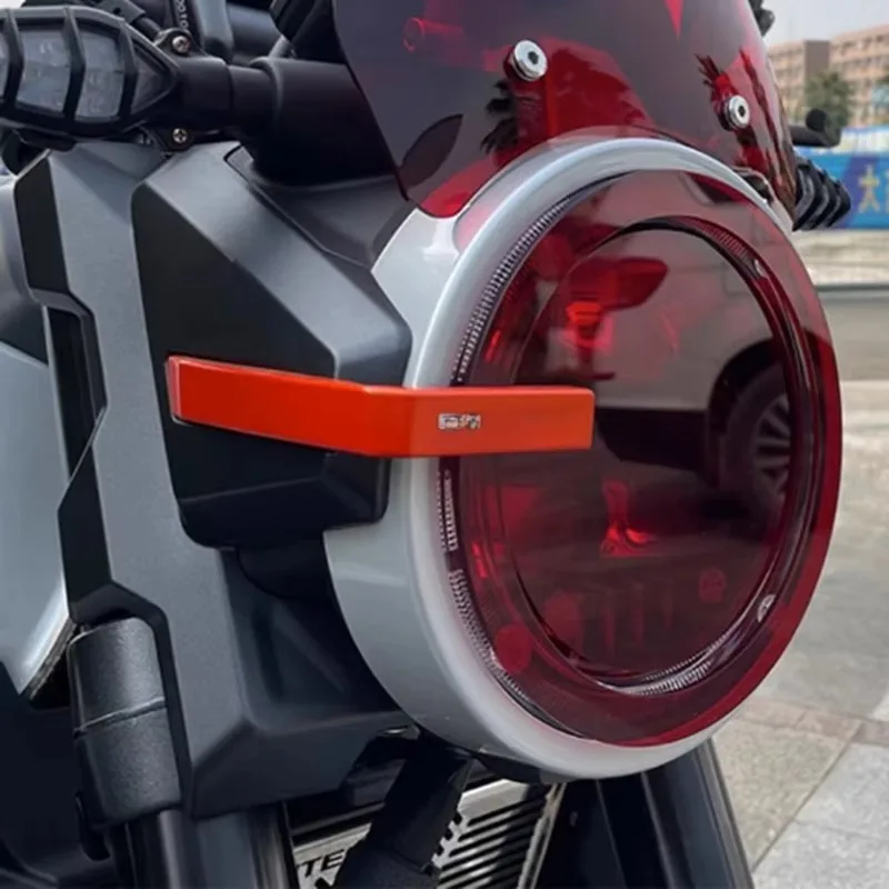 For ZONTES GK350 modified windshield, small windshield, headlight color change protection sheet, driving light sheet