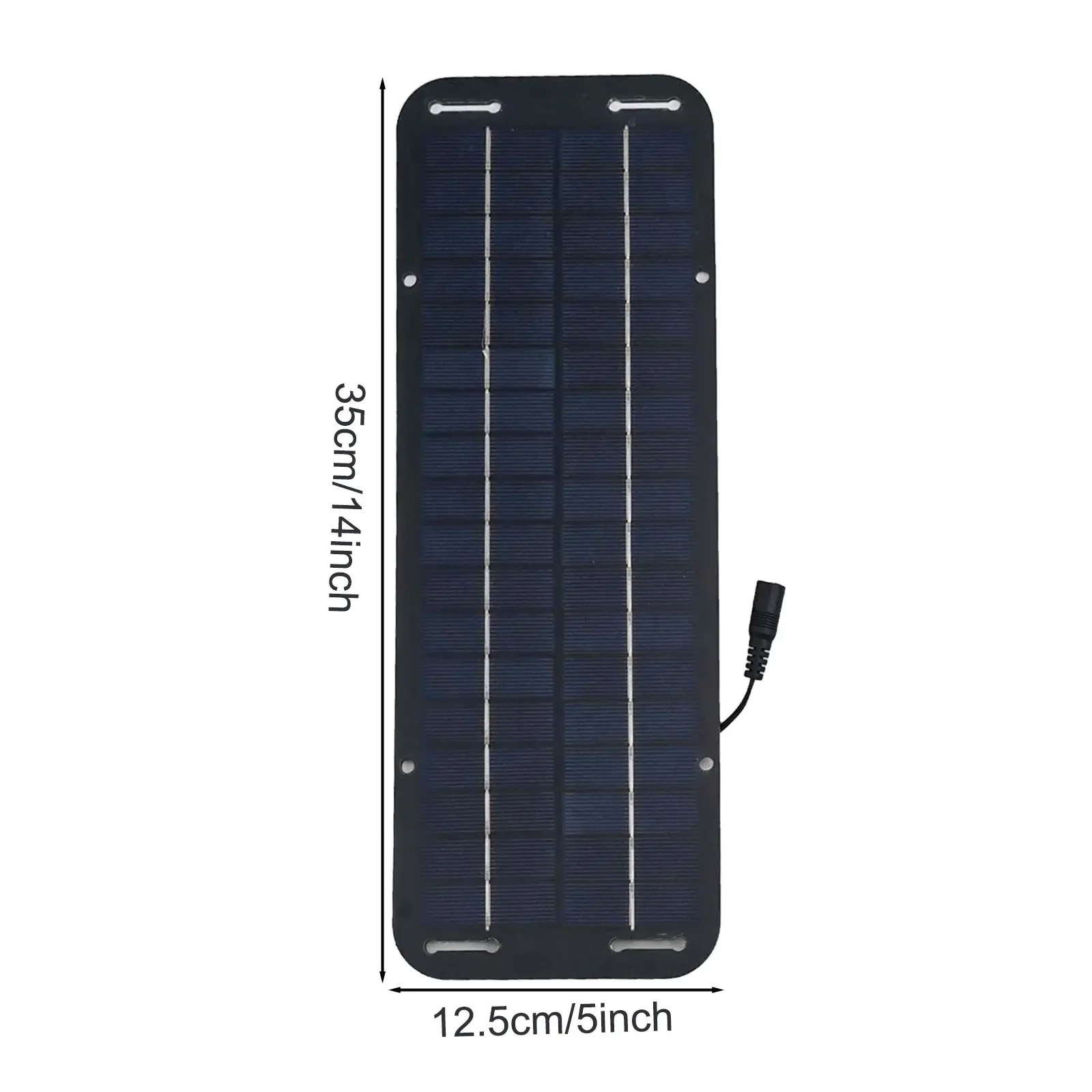 High Efficiency Battery Charger Maintainer Portable High Efficiency USB Solar Panel Internal Diode Lightweight