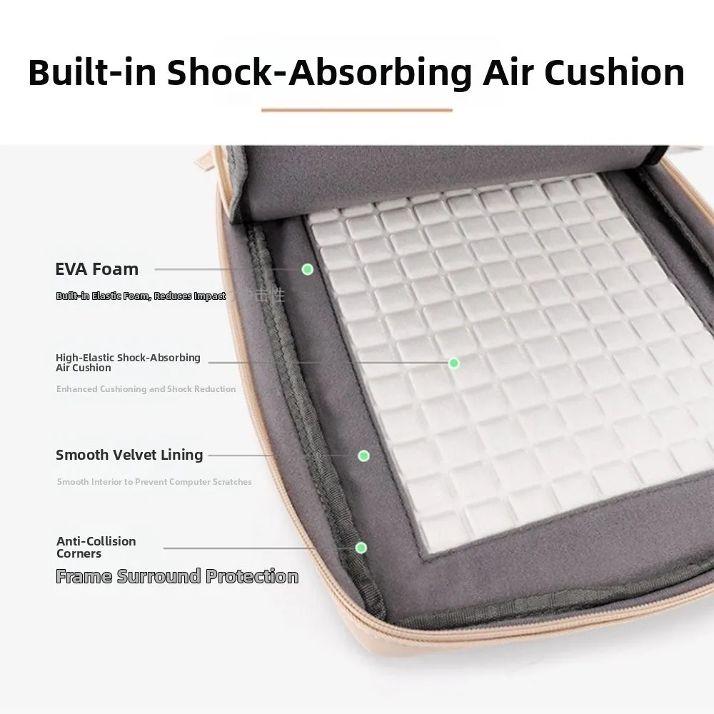 

Universal Waterproof Computer Storage Bag Portable Zipper Laptop Case 11-16 inch Tablet Cover Daily Use