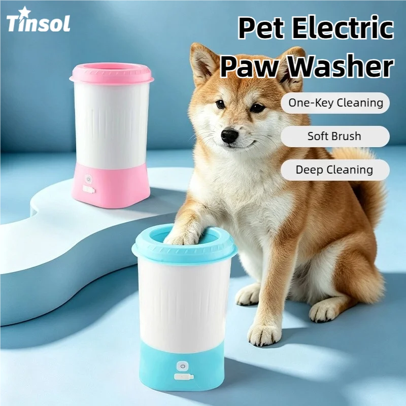 Smart Automatic Pet Paw Washer: 360° Cleaning Cup for Cats and Dogs—Grooming and Cleaning Tool for Dogs and Cats