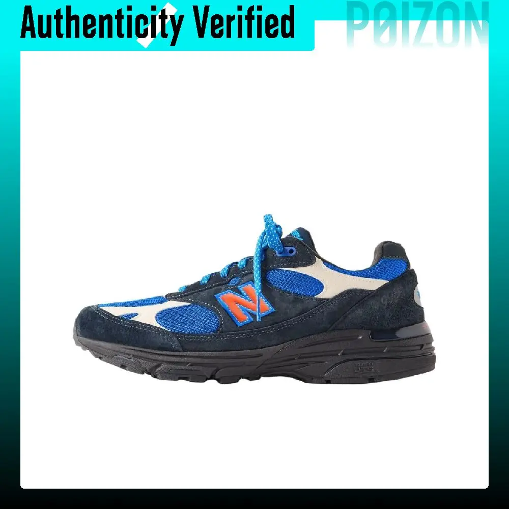 KITH X New Balance NB 993 Running Shoes Unisex Dark Blue U993MG