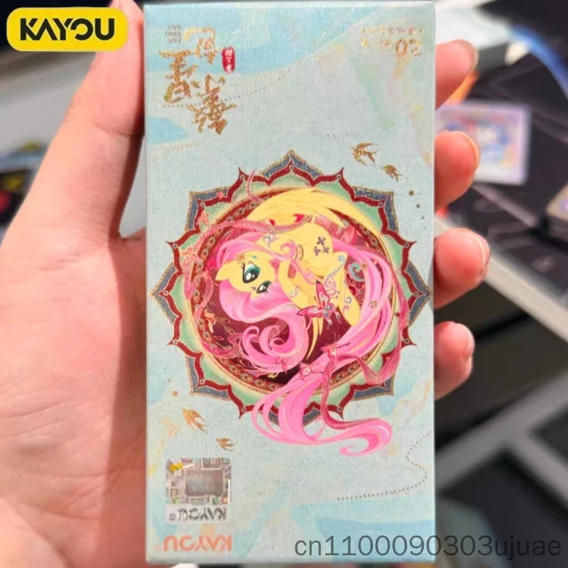 New KAYOU Original My Little Pony Friendship Eternal Starlight Pack 3 Card Starry Bag Vol.3 Anime Collection Card Toys Gifts