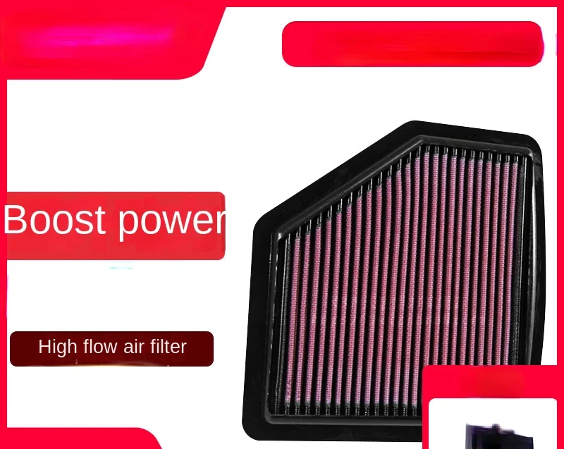 High-flow air filter intake style FOR Honda Binzhi air filter element filter 33-5037