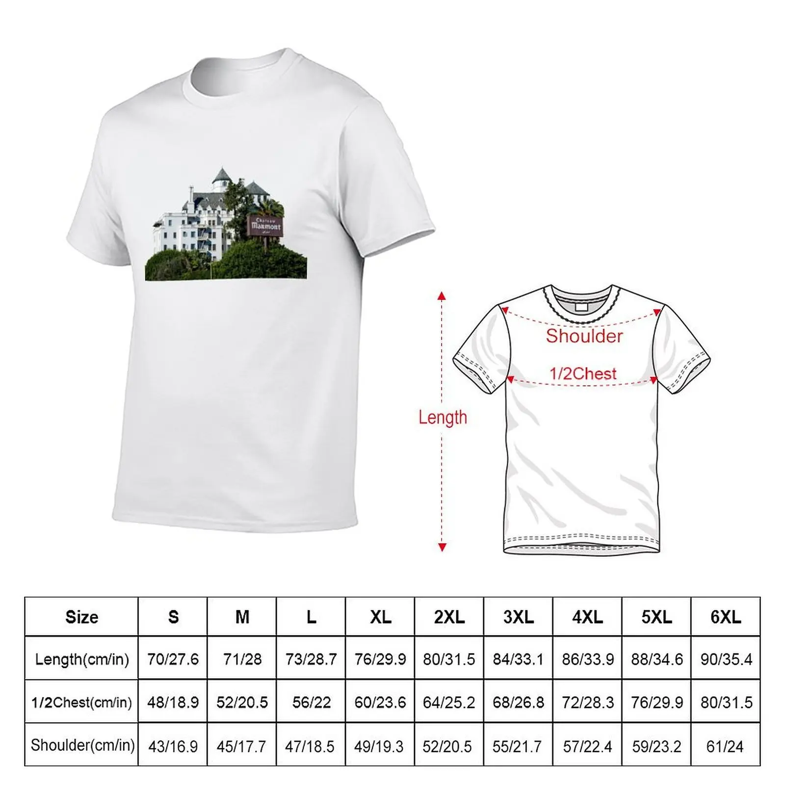 marmont 3 man chateau T-Shirt man t funny shirts shirts for printed shirt cotton casual t t