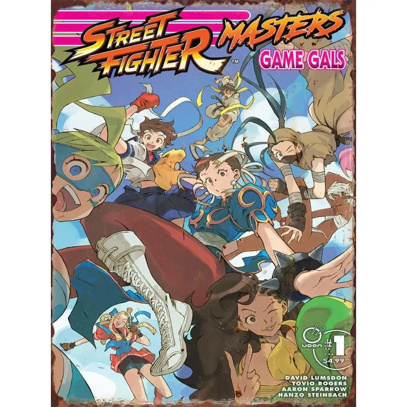 ستريت فايتر 2 ريترو لعبة فيديو ملصق معدني جدار الكهف القصدير الملصقات بار المرآب مقهى علامات الهدايا غرفة نوم الرجعية ديكور المنزل #3