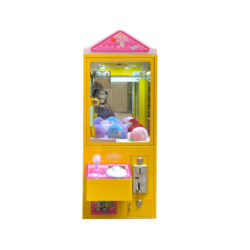 Butikowy łapa szczęścia Grab Doll Machine domowy klip automat z cukierkami klip łapa szczęścia mała moneta Mini komercyjna