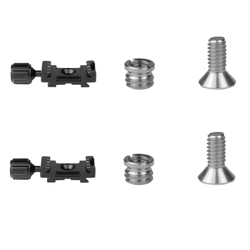 For SLR Photography 2Pcs/Set Universal Quick Release Plate Holder Head Plate Stabilizer Expansion Conversion Clip