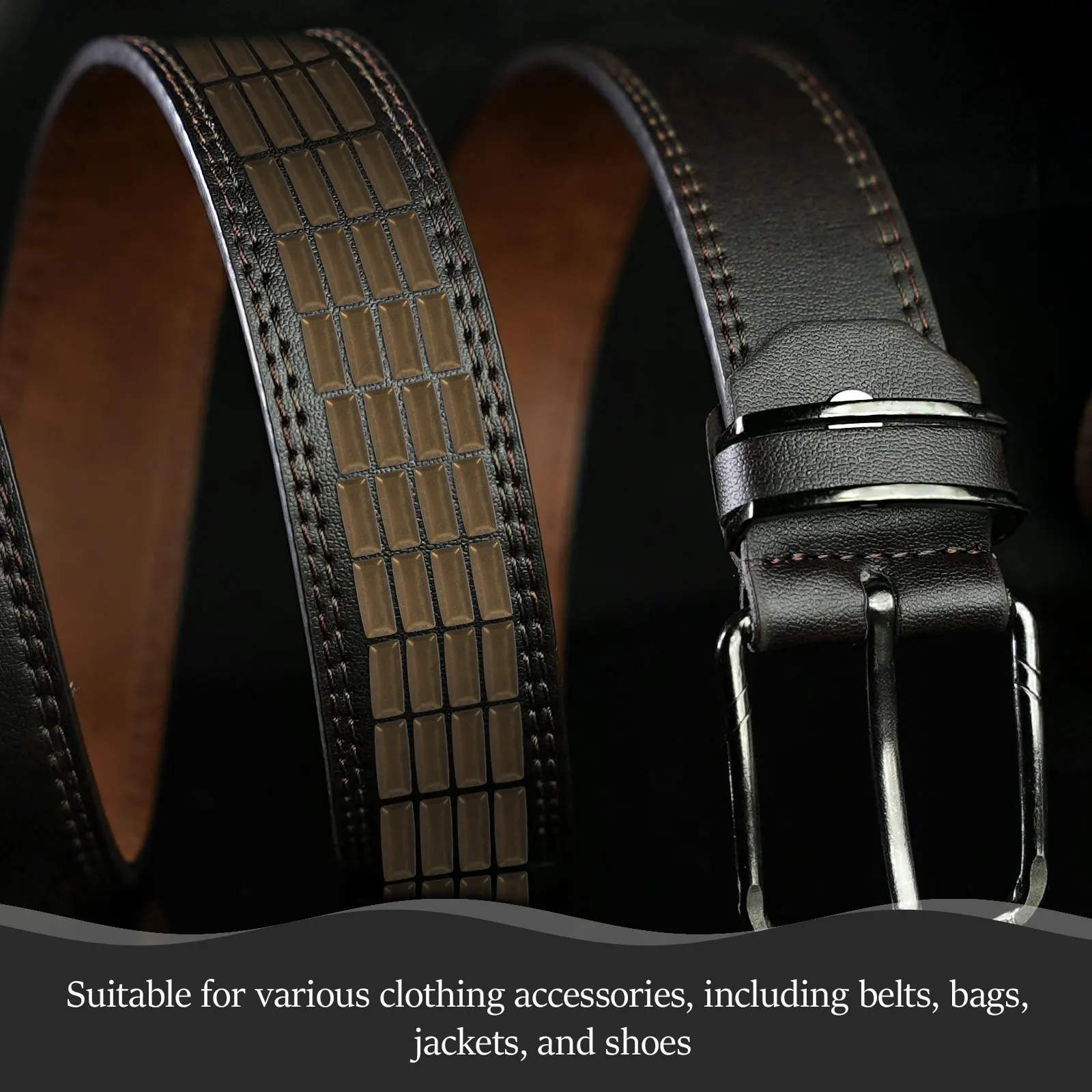 100 Piezas de Tachuelas Metálicas de Cobre Rectangulares con Reverso Plano para DIY, Chaquetas, Cinturones, Bolsos, Zapatos, Ropa Estilo Punk, Decoración de Joyería