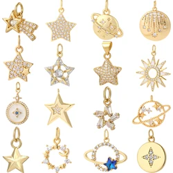 Cute Star Pendant Jewelry Production Supplies Bohemian Earrings Bracelet Necklace Keychain Accessories Resin Charm