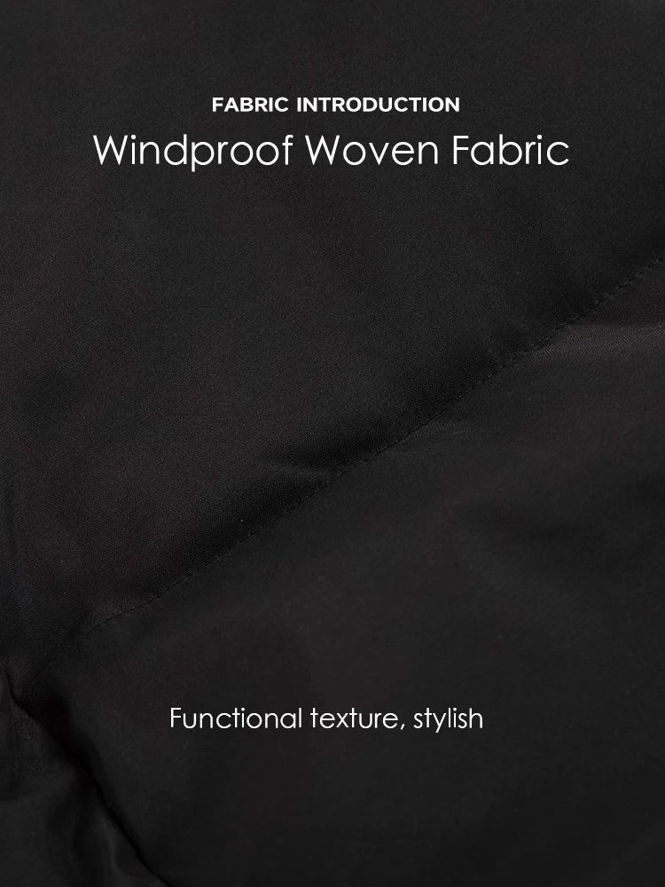 REDDACHiC-abrigo largo negro para mujer, chaqueta con capucha acolchada gruesa y cálida con cremallera, Parkas femeninas Dongdaemun de Corea para invierno