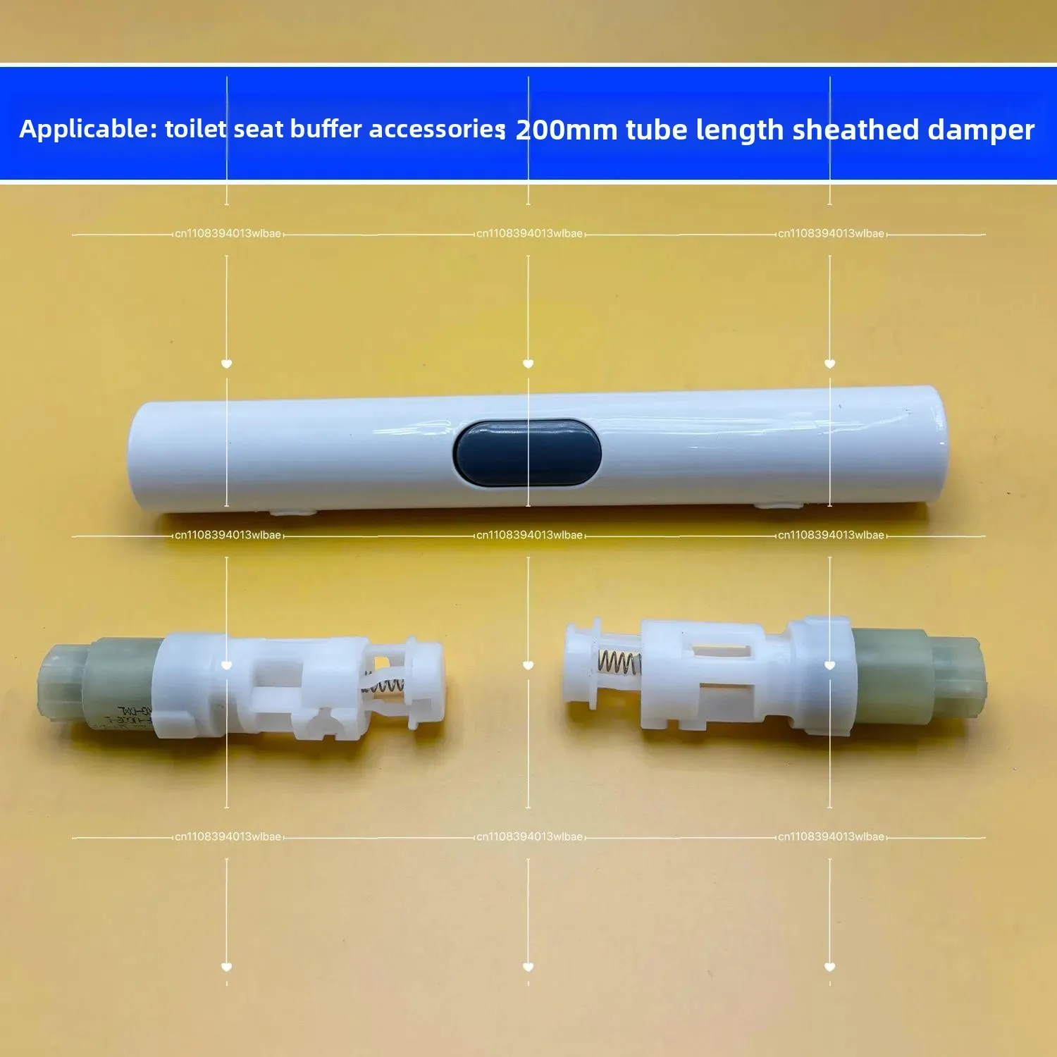 Applicable To Marco Rollo Blue Whale Urea Formaldehyde Emperor Toilet Cover Buffer Shaft One-button Damper Connecting Bracket