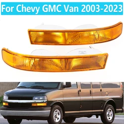 Car Front Turn Signal Light For Chevy GMC Van 2003 2004 2005-2023 Parking Light Turn Signal Directional Lamp GM2521188 GM2520188