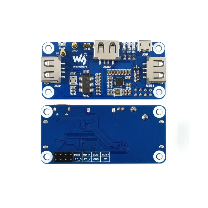 หมวกฮับ POE ethernet/usb สำหรับราสเบอร์รี่ Pi ศูนย์3X USB 2.0พอร์ตมาตรฐาน802.3af