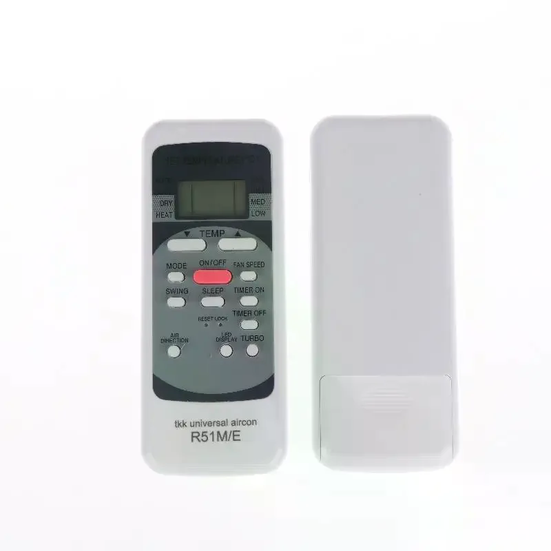 1/2Pcs Universal Controller Air Conditioner Remote Control Replacement Built-in Clock Timer Functions R51M/E For Midea