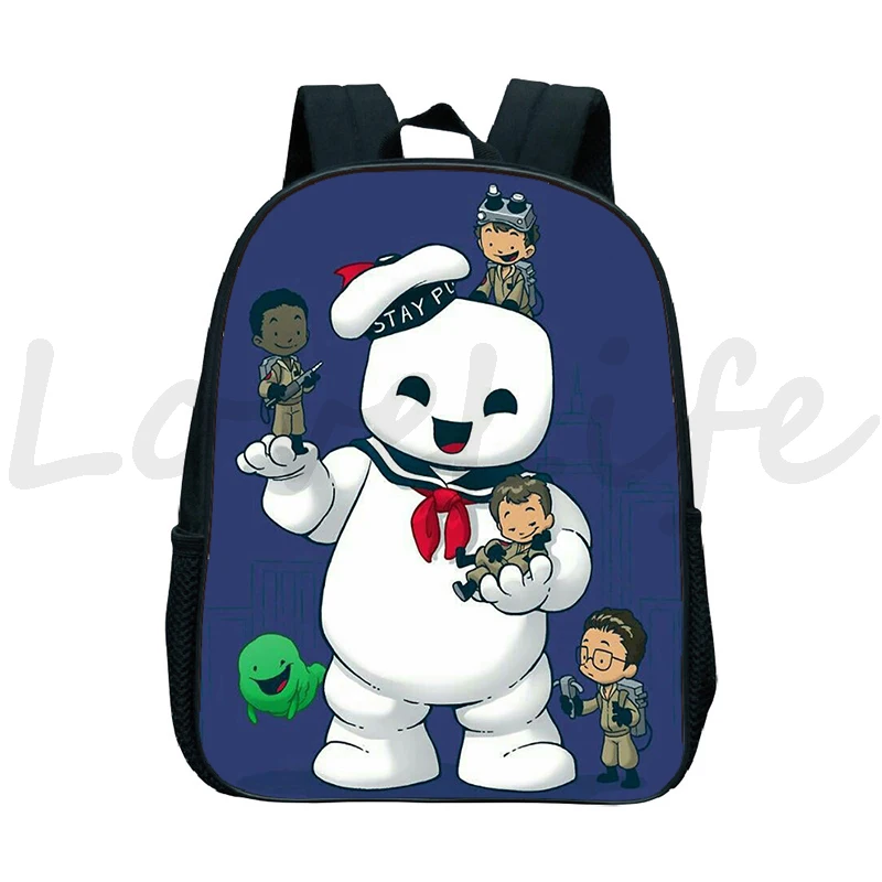 Mochila ghostbusters mochila jardim de infância crianças sacos bonito jardim de infância mochila bonito meninos meninas sacos de escola