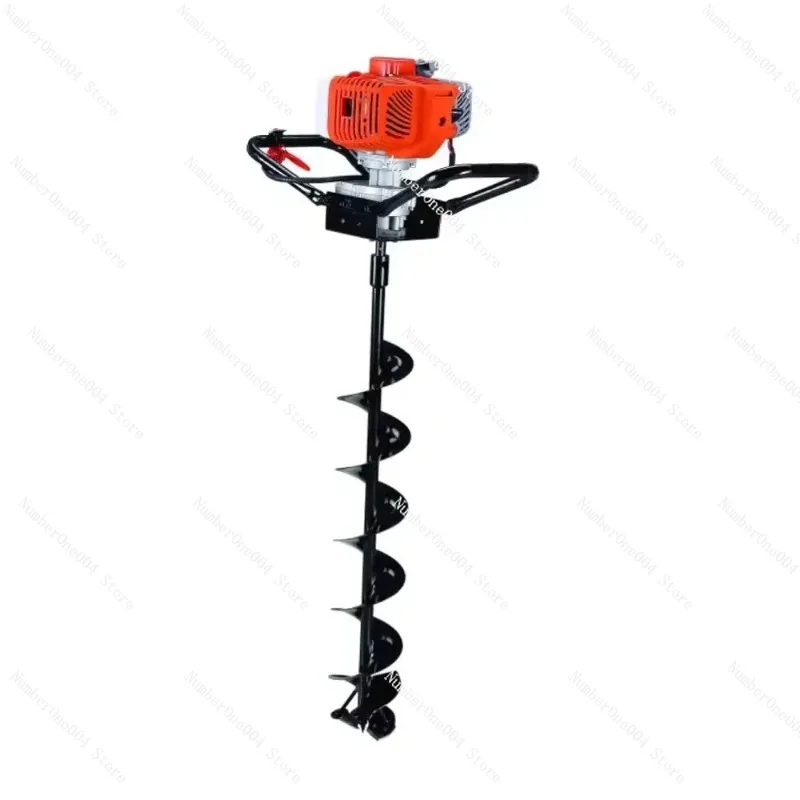 Factory 52cc Gasoline Earth Auger Digging Machine 2 Stroke