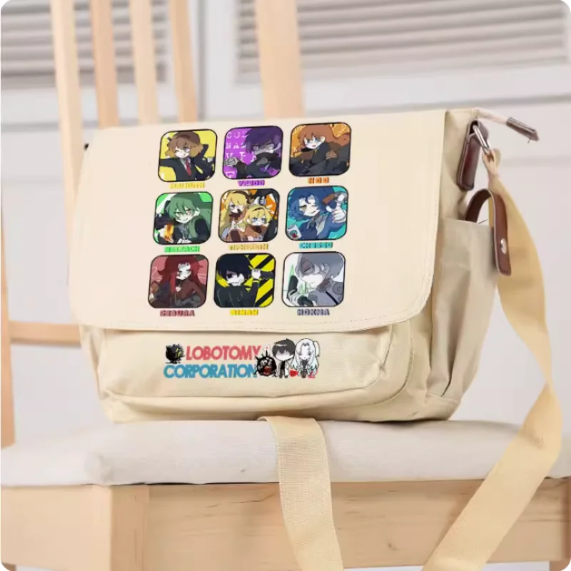 Lobotomy Corporation  Anime Crossbody Canvas Bags School Bag Unisex Messenger Bag Fashion Shoulder Bag 2238