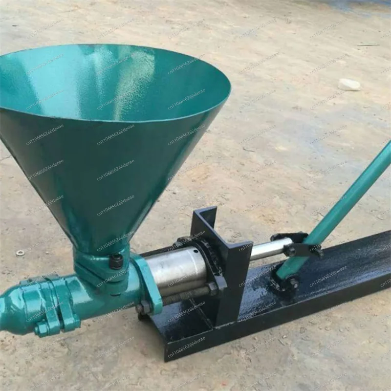 Lightweight Portable Manual Cement Slurry Grouting Machine Labor-saving Hand Pressure Mud Pump for Construction Grouting Work