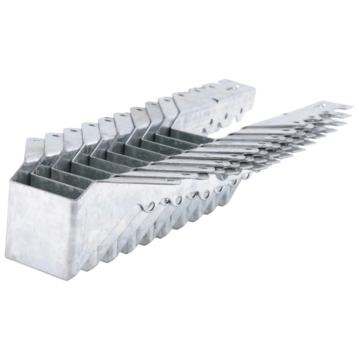 A42F  10Pcs 2x6 Joist Hanger,Gauge Double Shear Face Mount Joist Hanger,Hurricane Ties for Rafters Tie Brackets for Floor