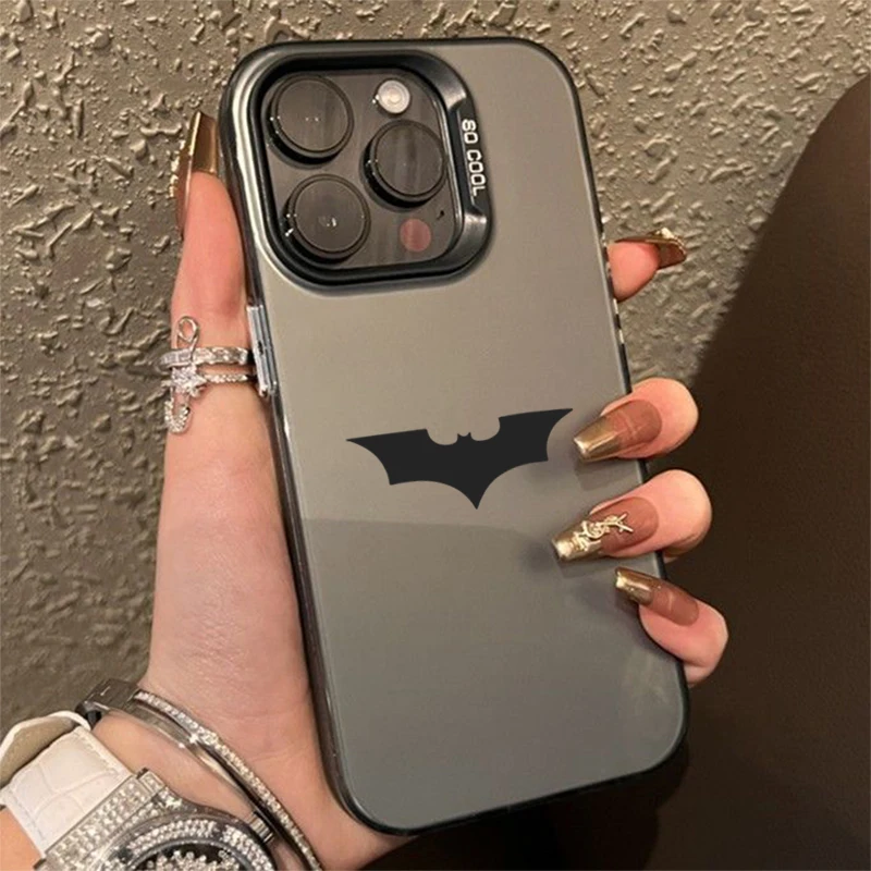 Модный чехол для телефона с логотипом Batmans Spider для IPhone 16, 15, 14, 13, 12, 11, Mini Pro Max X XR XSMAX 8 7 Plus, матовый чехол с защитой от падения