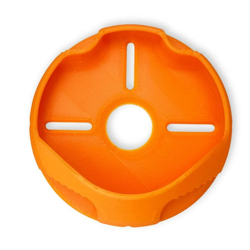 Orange Non-Slip Drill Dust Collector Efficient Debris Management Tool for Construction & Home, Easy-to-Clean Wall Dust Collector