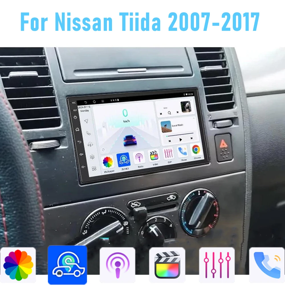 7'' For Nissan Tiid…