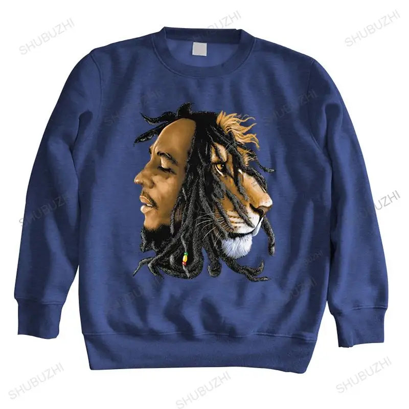 African Rasta Lion sweatshirt Reggae Men Streetwear hoodie Cotton sweatshirts long sleeve Casual Music Lover hoodies Clothes