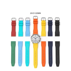 20/21/22mm FKM High-end Rubber Strap for IWC PILOT´S WATCHES And PORTOFINO Series Men Women Fashion Casual Watchband
