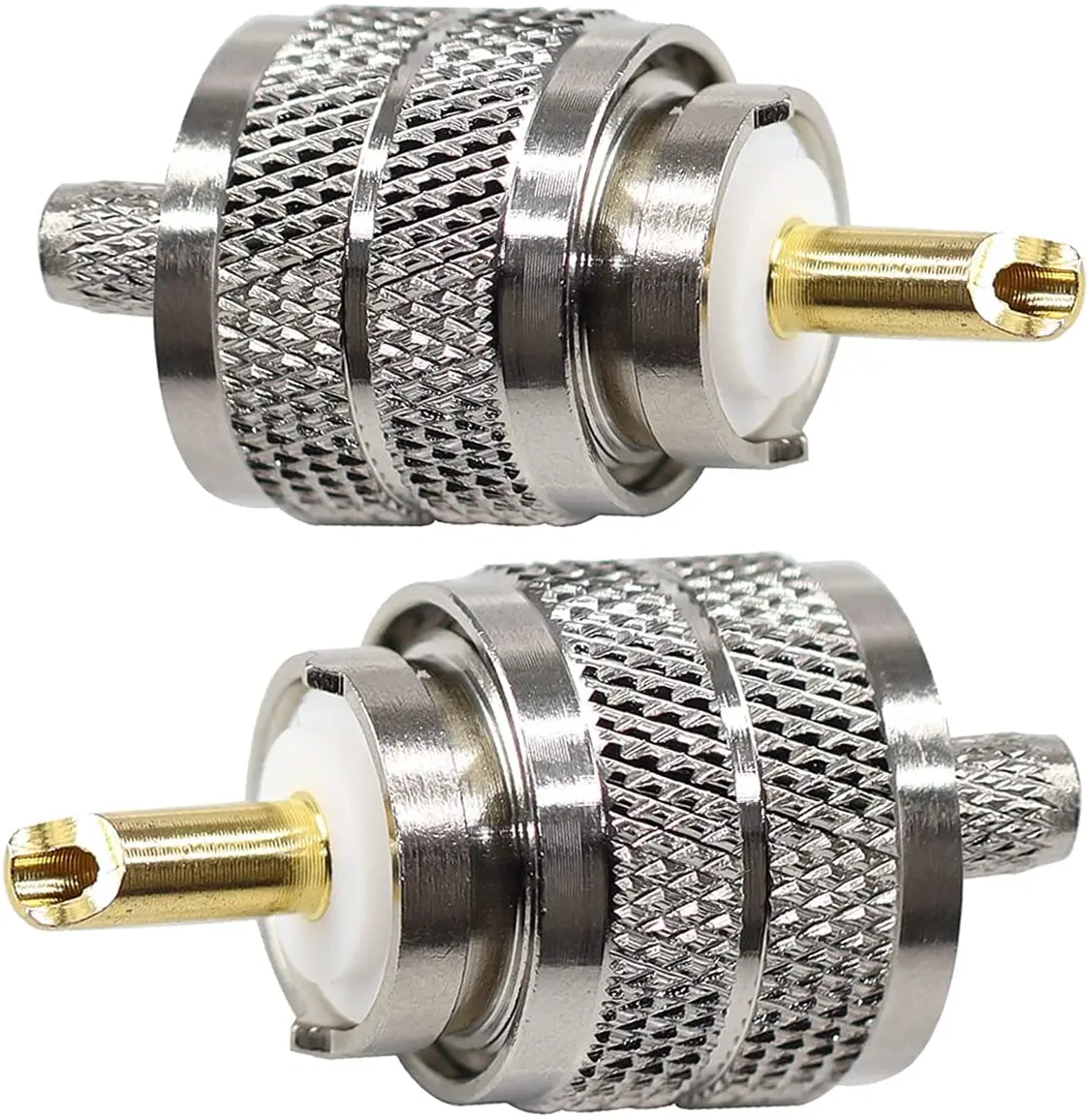 Adaptador coaxial macho do friso da tomada, conector SO239, PL259, conector do RF para LMR195, RG58, RG142, RG400, PL259