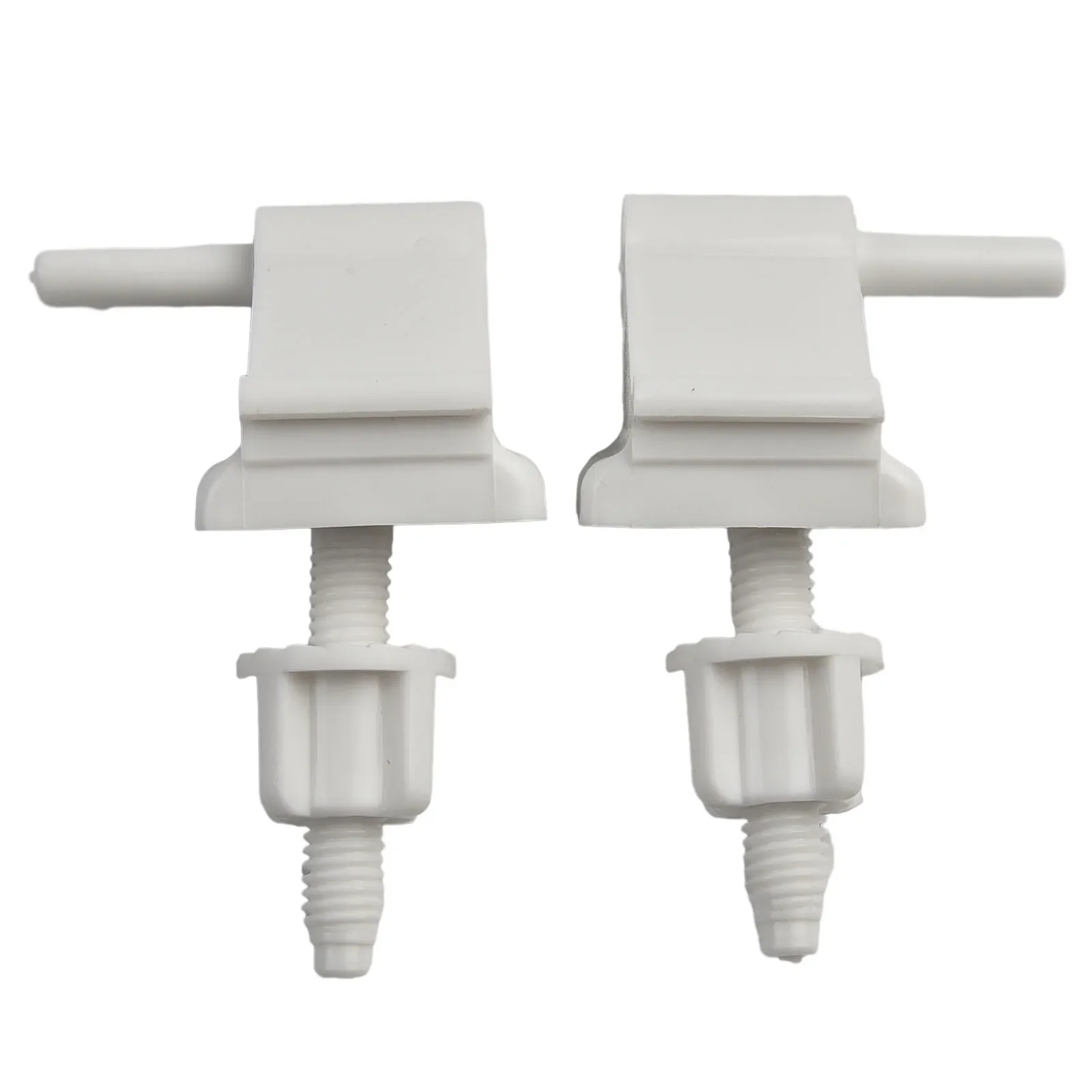 

4cm Toilet S-eat Hinge Replacement Kit White Plastic Toilet S-eat Hinge Set Width Home Improvement Bathroom Hardware