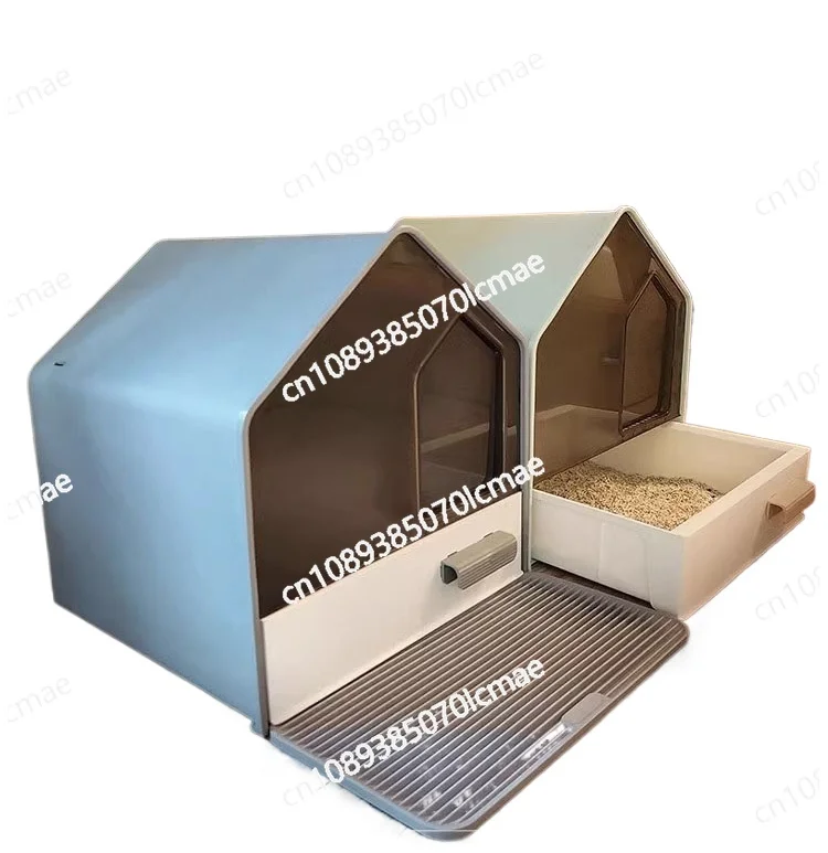 Cat manure basin fully enclosed and oversized drawer