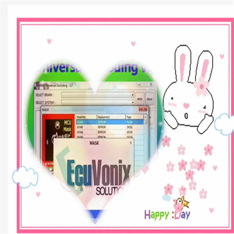 عرض ساخن لعام 2024 EcuVonix 3.2 IMMO Universal Decoding V3.2 إزالة IMMO مع الكراك غير المحدود Keygen