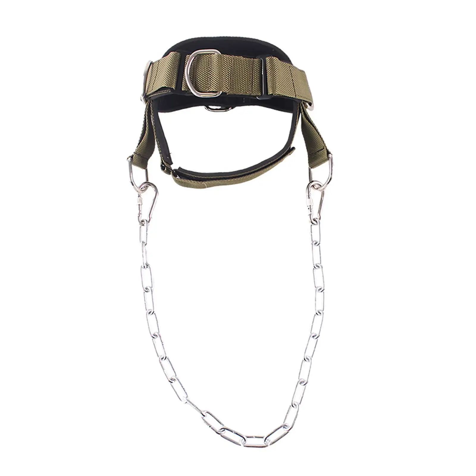 Head Neck Harness Chain Strap Home with Metal Loop Bodybuilding Accessories