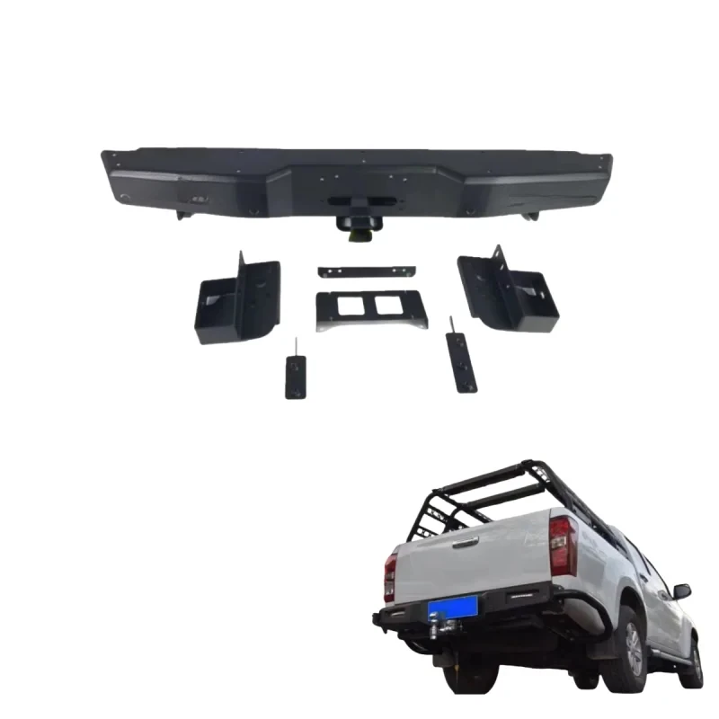 

Brand-New L200 Triton Rear Bumper Kit Hot-selling Steel with Tow Hook Cut-Outs