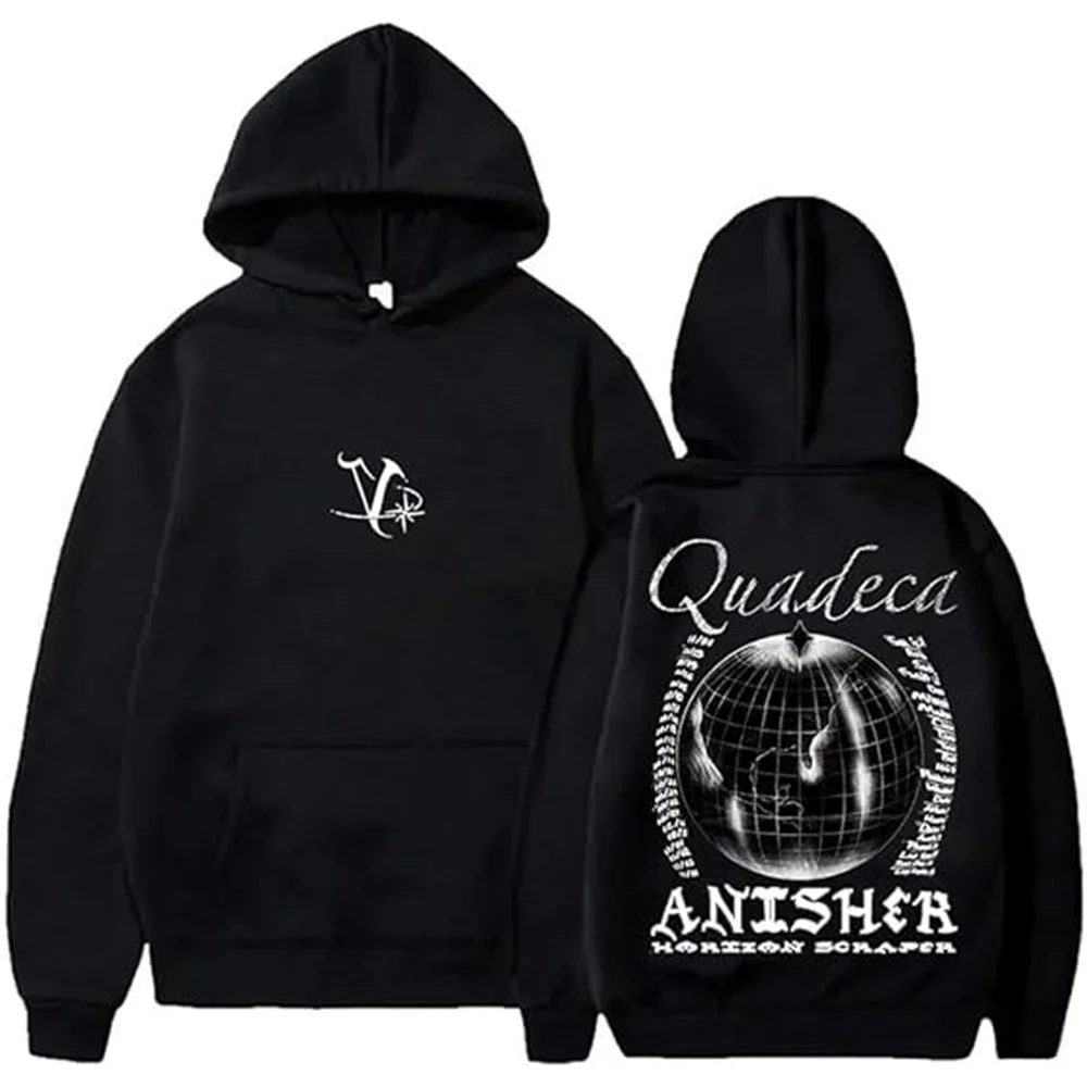 Quadeca Vanisher Tour 2025 Merch Hoodie Unisex Stylish Casual Long Sleeve Pullover
