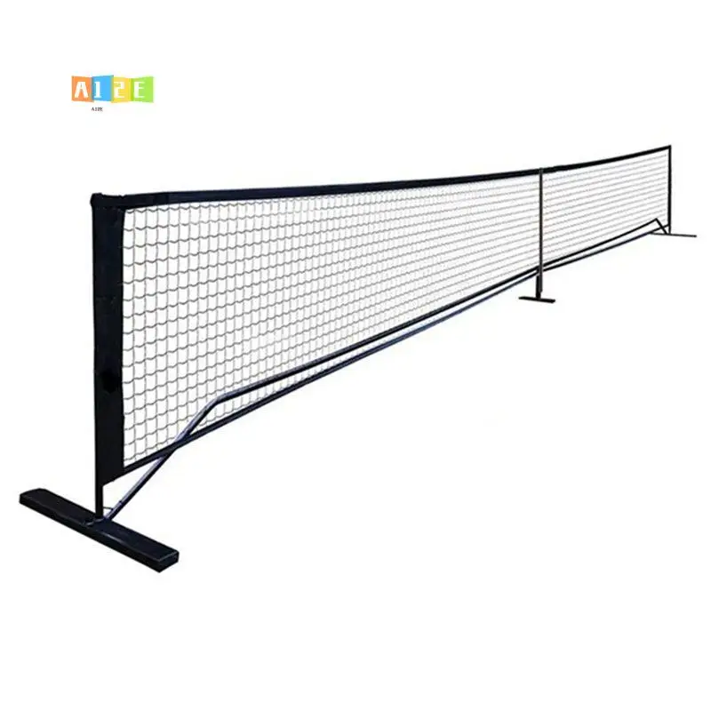 

A12E-Portable Pickleball Net System 22Ft Adjustable Indoor Outdoor Pickle Ball Net For Backyard Schools Community Centers