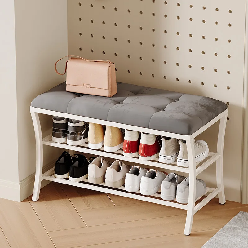 

shoe change stool, shoe cabinet can be sat at the door